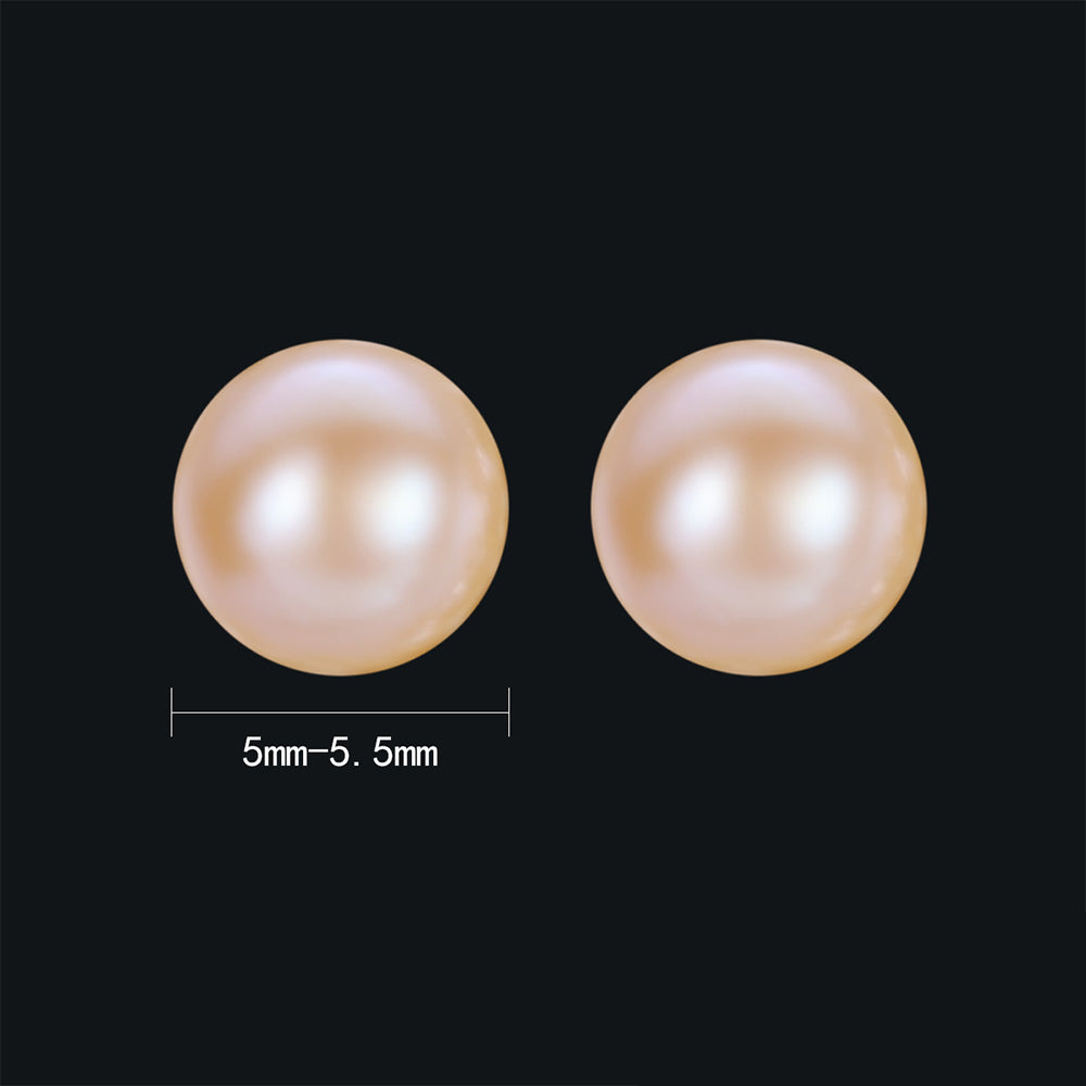 925 Sterling Silver Natural Pearl Drop Earrings Fashion Jewelry Gift for Women Girls