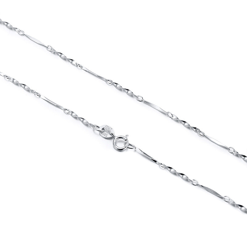 925 Sterling Silver Twist Chain
