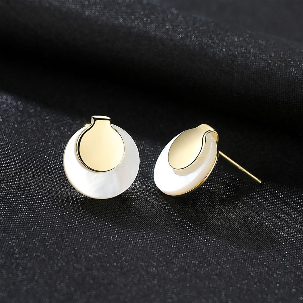 925 Sterling Silver Natural Pearl Drop Earrings Fashion Jewelry Gift for Women Girls