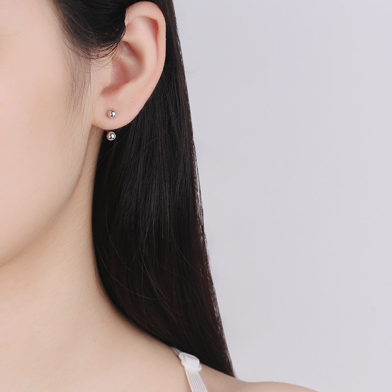 925 Sterling Silver Screwed Earrings