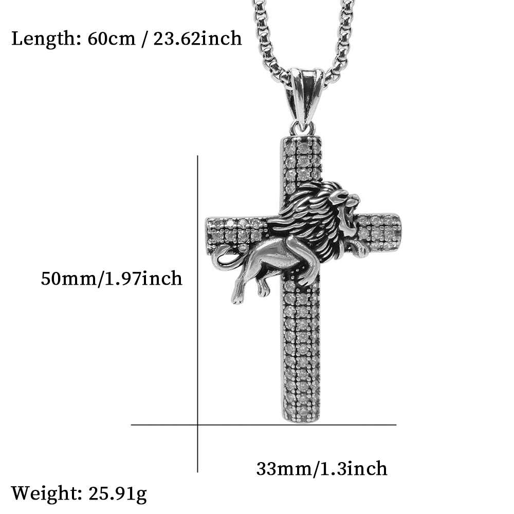 Cross Pendant Necklace, Men Women's Fashion Jewelry, Perfect for Parties & Gifts, Elegant Accessory for Everyday Wear