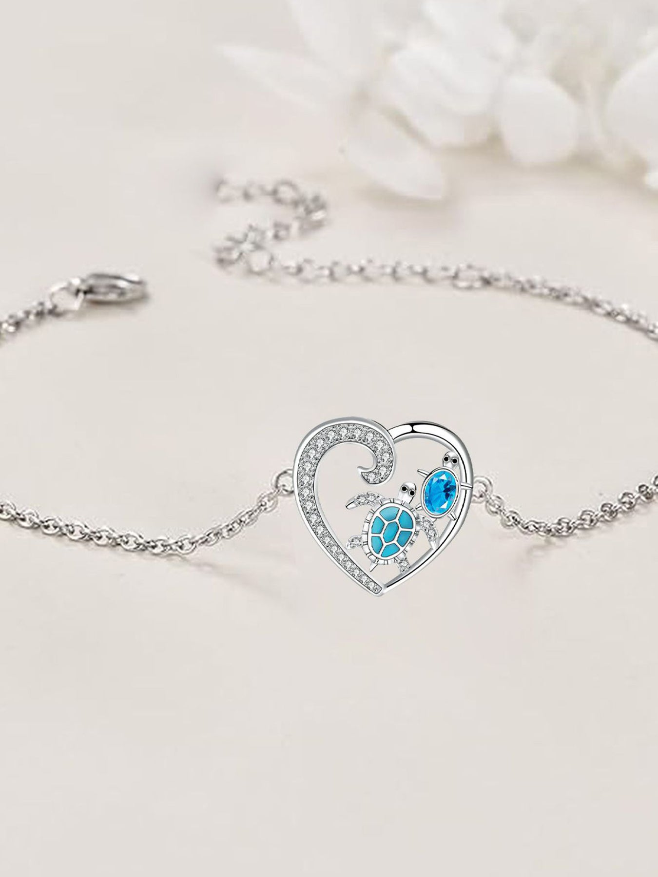 Fashion Sea Turtle Design Bracelet, Fashion Jewelry for Party, Daily Clothing Decor, Trendy All-match & Exquisite Jewelry for Birthday Gift
