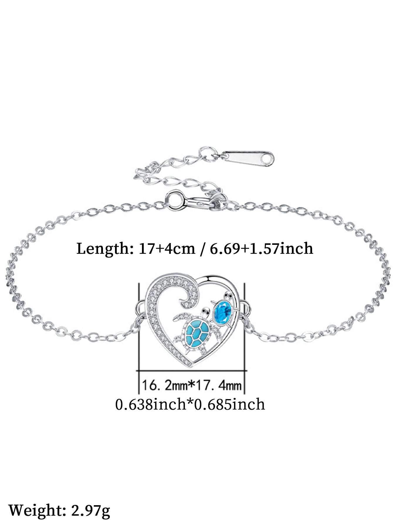 Fashion Sea Turtle Design Bracelet, Fashion Jewelry for Party, Daily Clothing Decor, Trendy All-match & Exquisite Jewelry for Birthday Gift