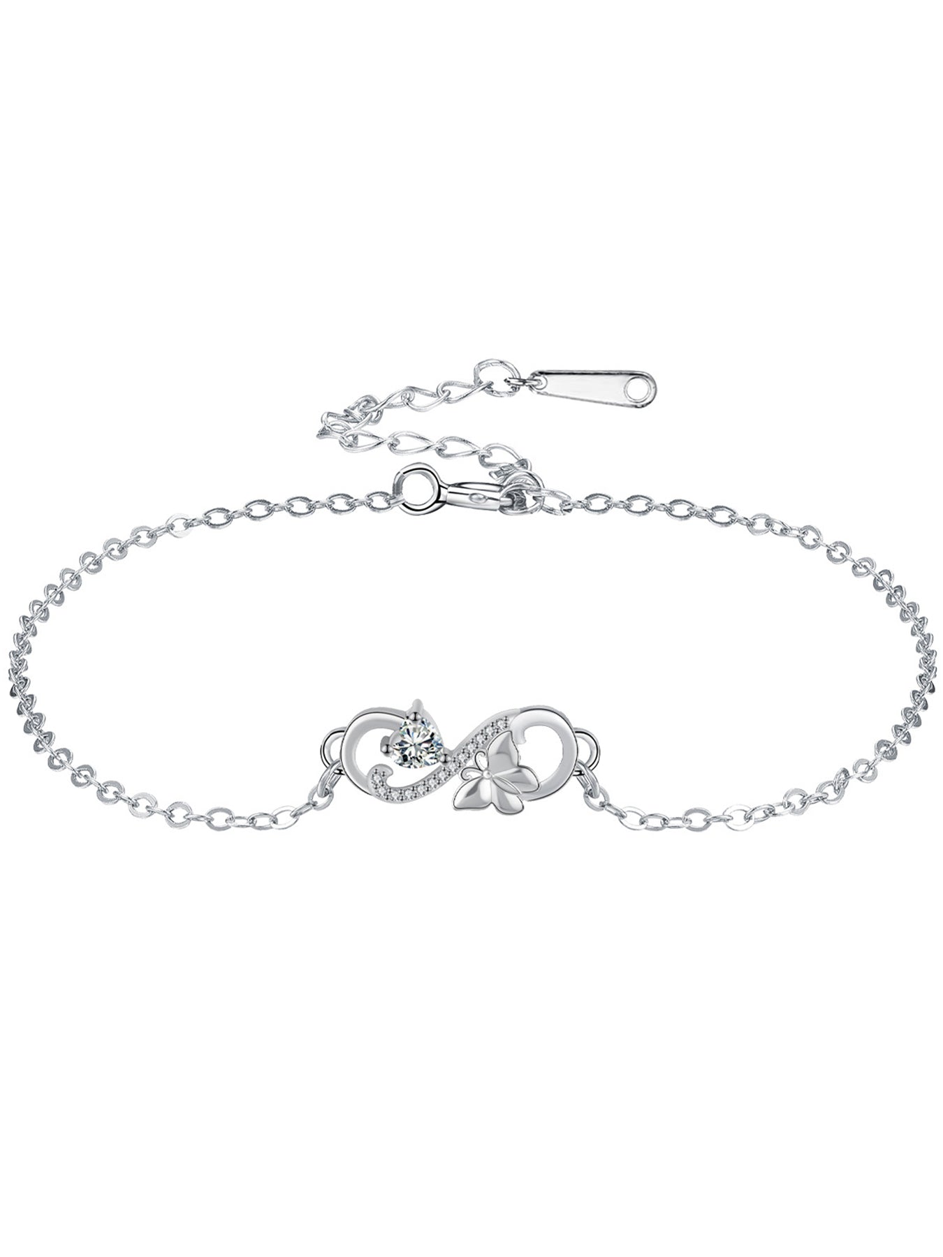 Butterfly Design Bracelet, Fashionable Jewelry for Women & Girls, Trendy All-match & Exquisite Jewelry for Birthday Gift
