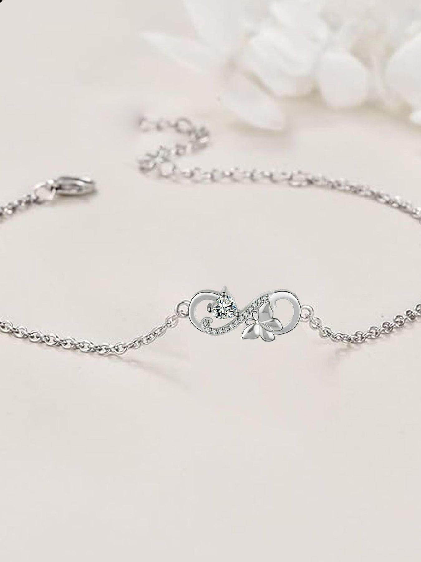 Butterfly Design Bracelet, Fashionable Jewelry for Women & Girls, Trendy All-match & Exquisite Jewelry for Birthday Gift