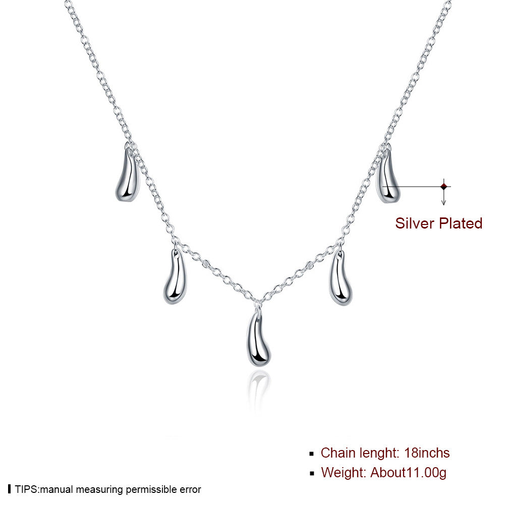 Brass With Plated Fashion Jewelry Necklace