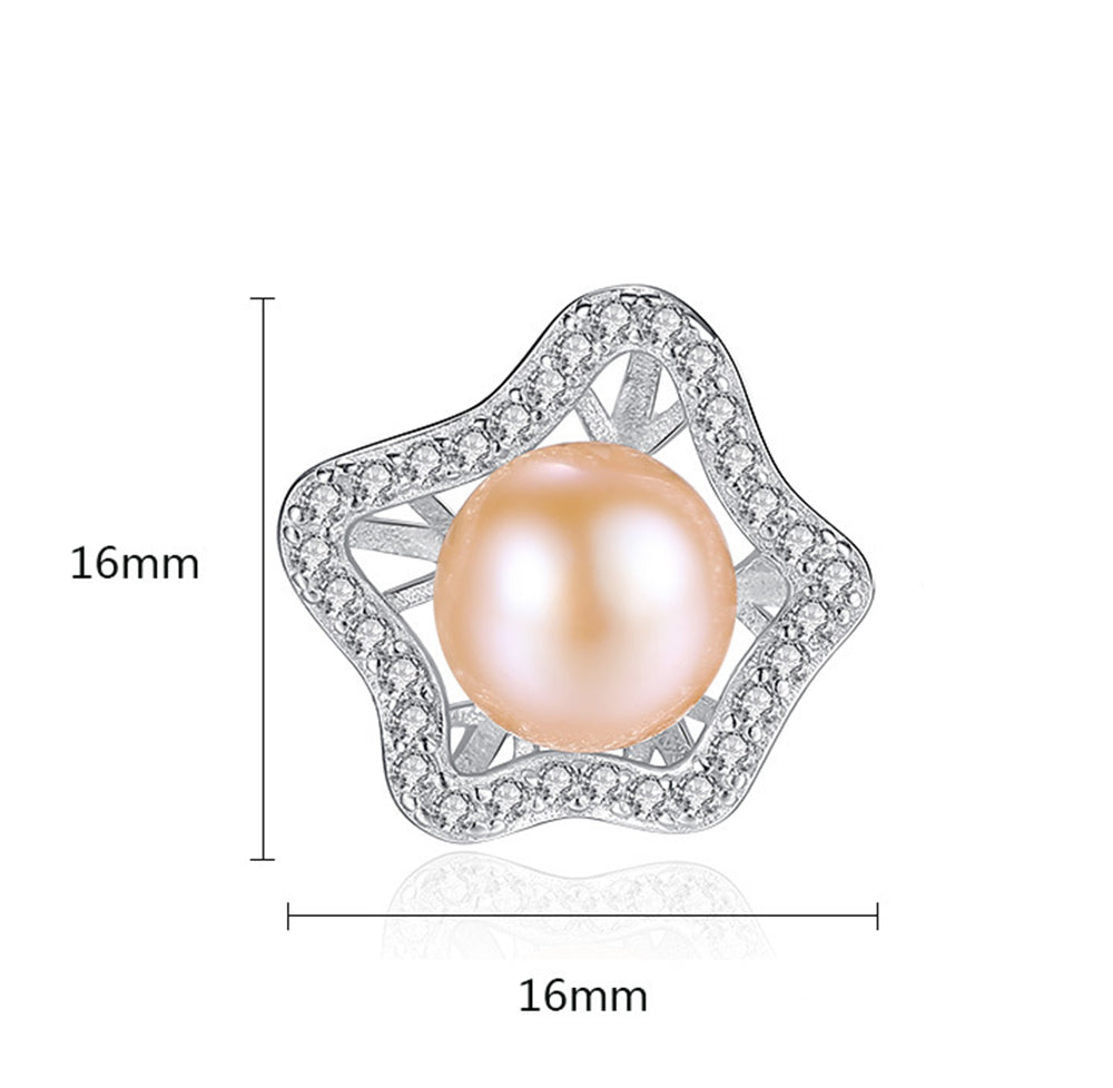 Pendientes colgantes de perla natural de plata de ley 925, joyería de moda, regalo para mujeres y niñas.