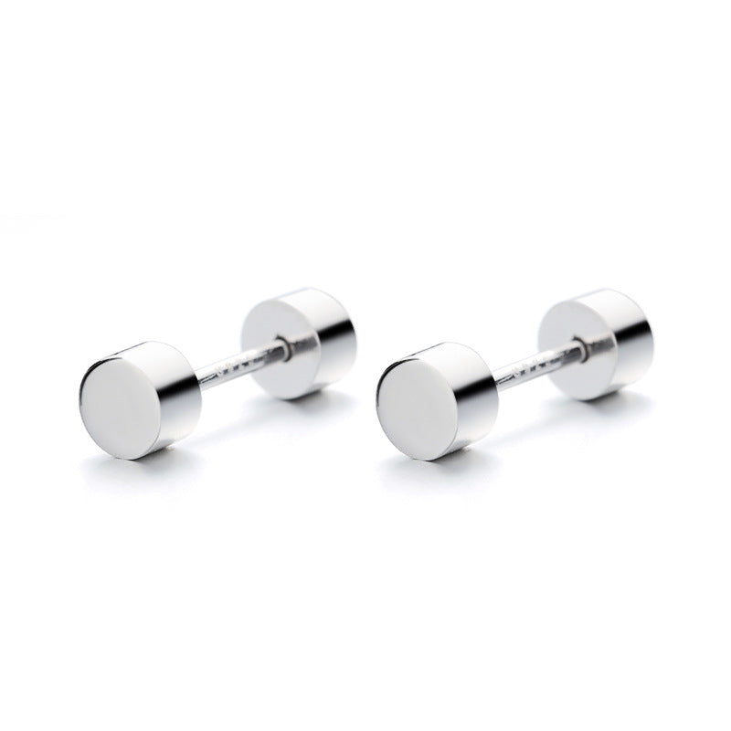 925 Sterling Silver Screw Back Stud Earrings