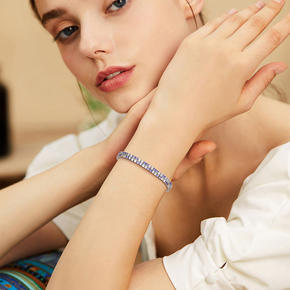 925 Sterling Silver Tennis Bracelet