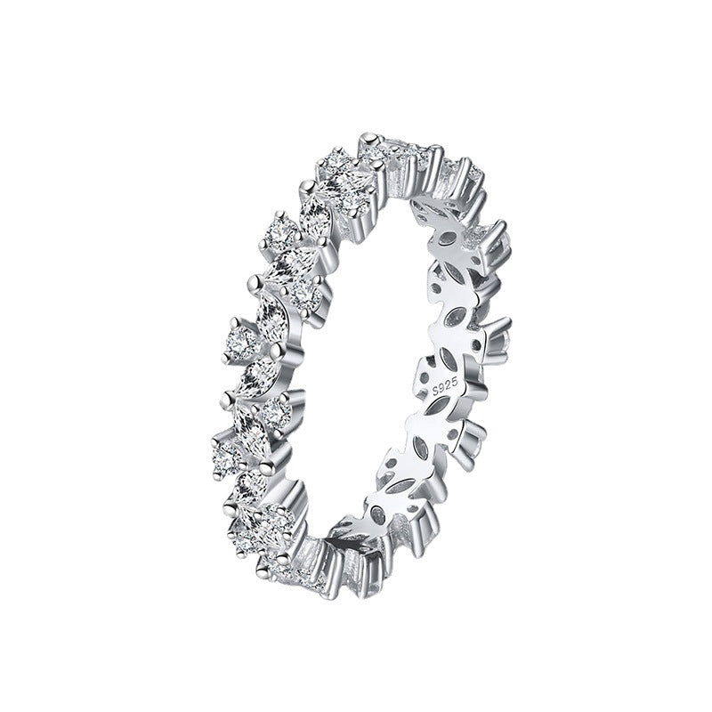 925 Sterling Silver Tennis Ring