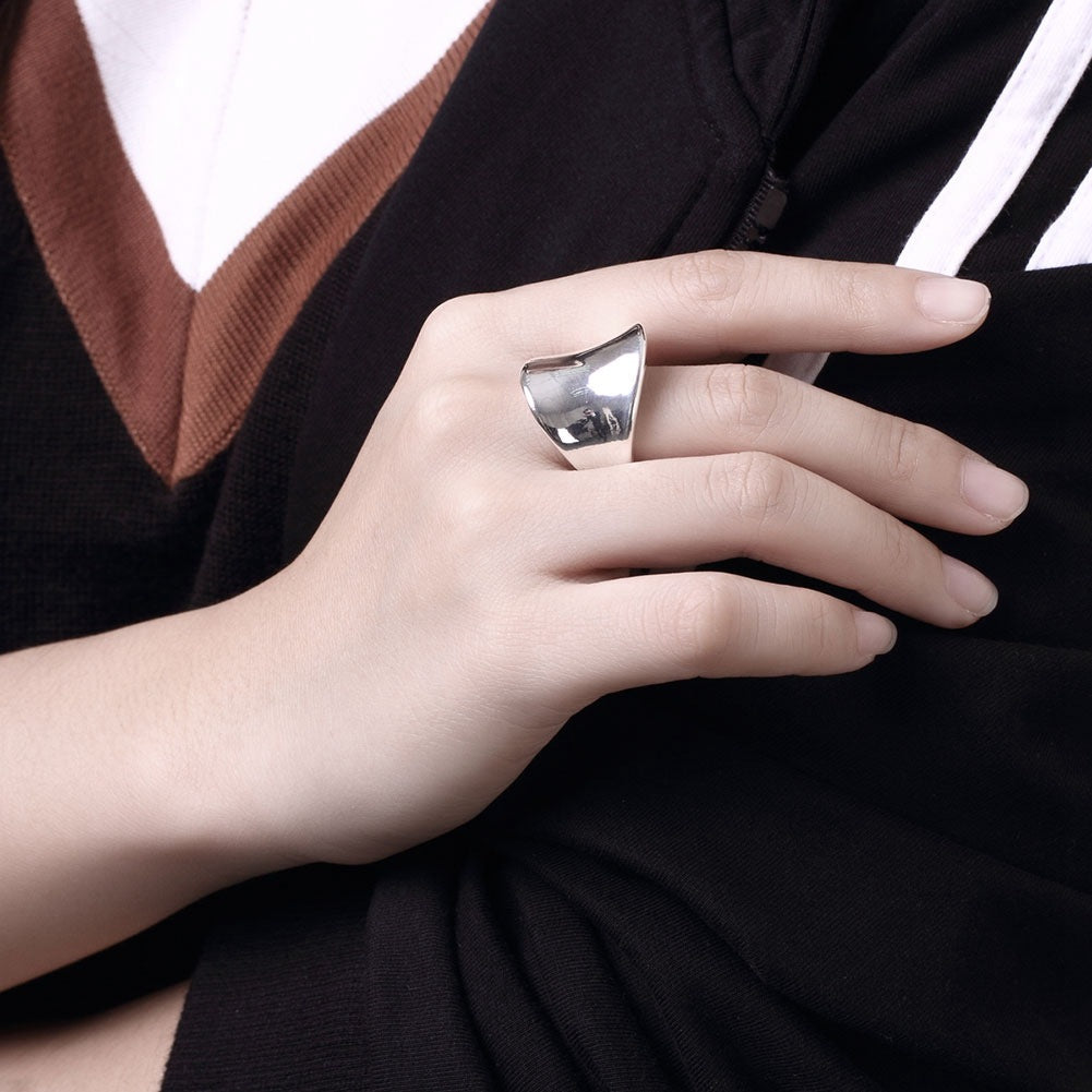 Copper With Plated Fashion Ring