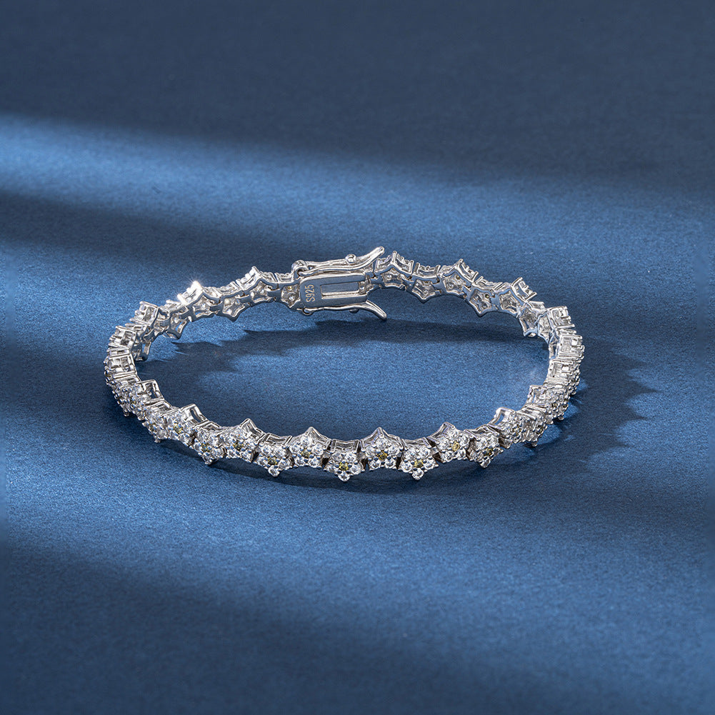925 Sterling Silver Tennis Bracelet