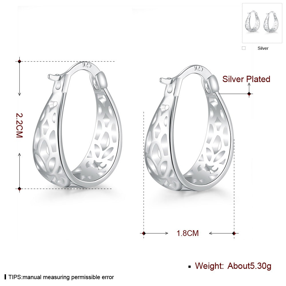 Brass With Plated Fashion Jewelry Earrings