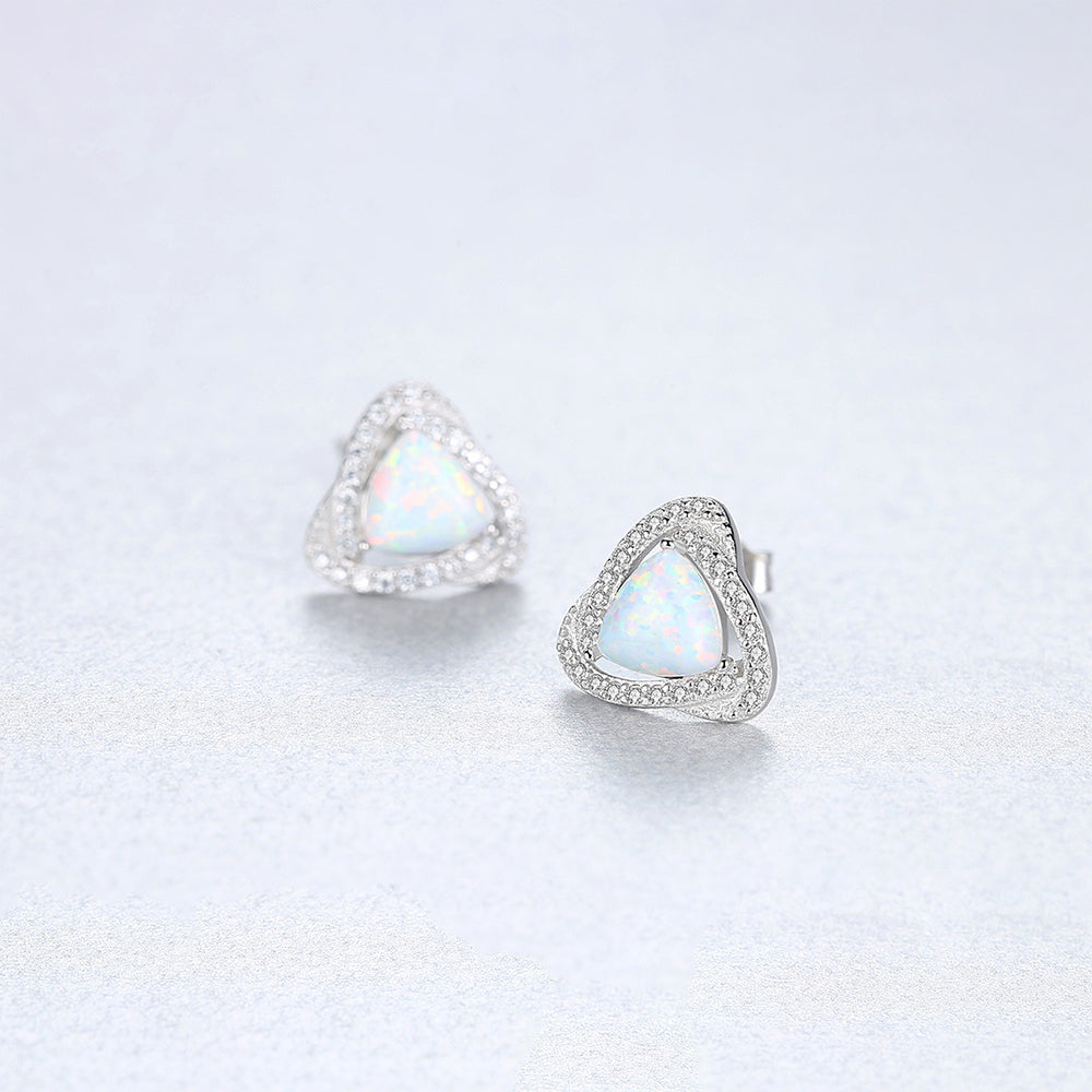 925 Sterling Silver Earrings Fashion Jewelry Gift for Women Girls