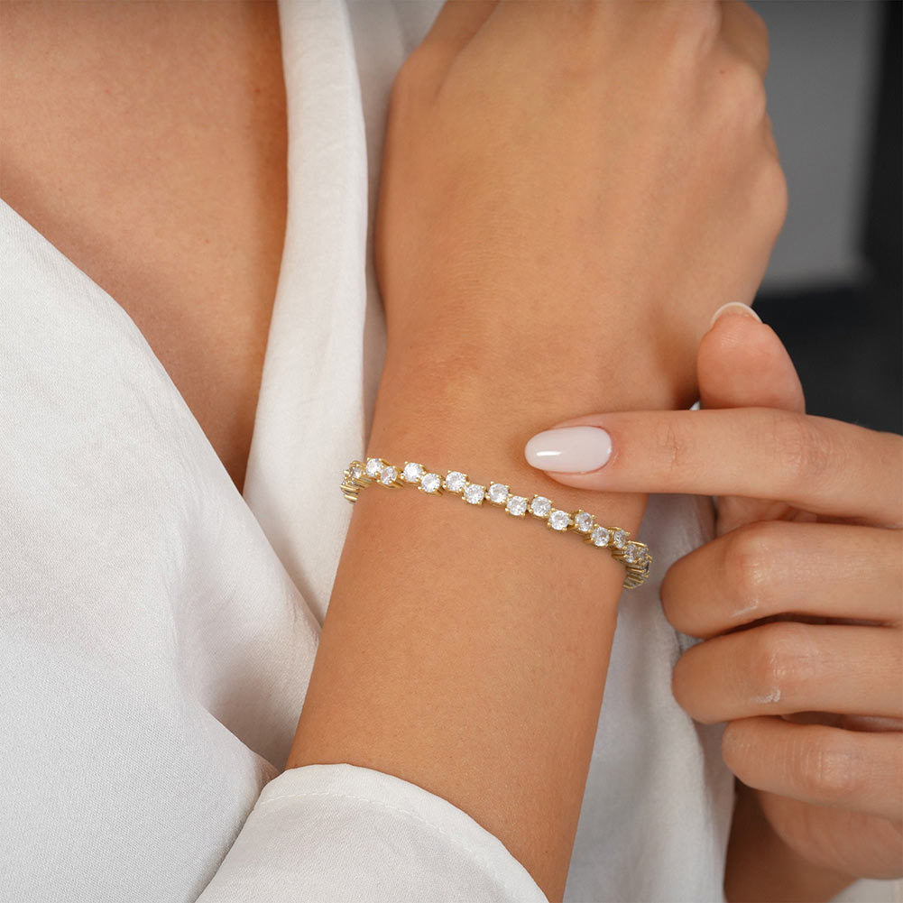 925 Sterling Silver 3mm Tennis Bracelet