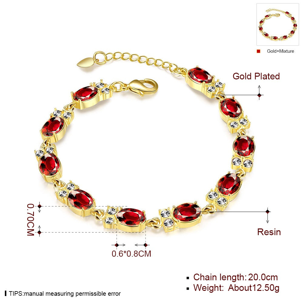 Brass With Plated Fashion Jewelry Bracelet