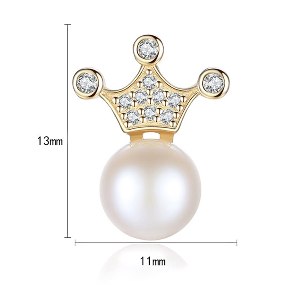 925 Sterling Silver Natural Pearl Drop Earrings Fashion Jewelry Gift for Women Girls