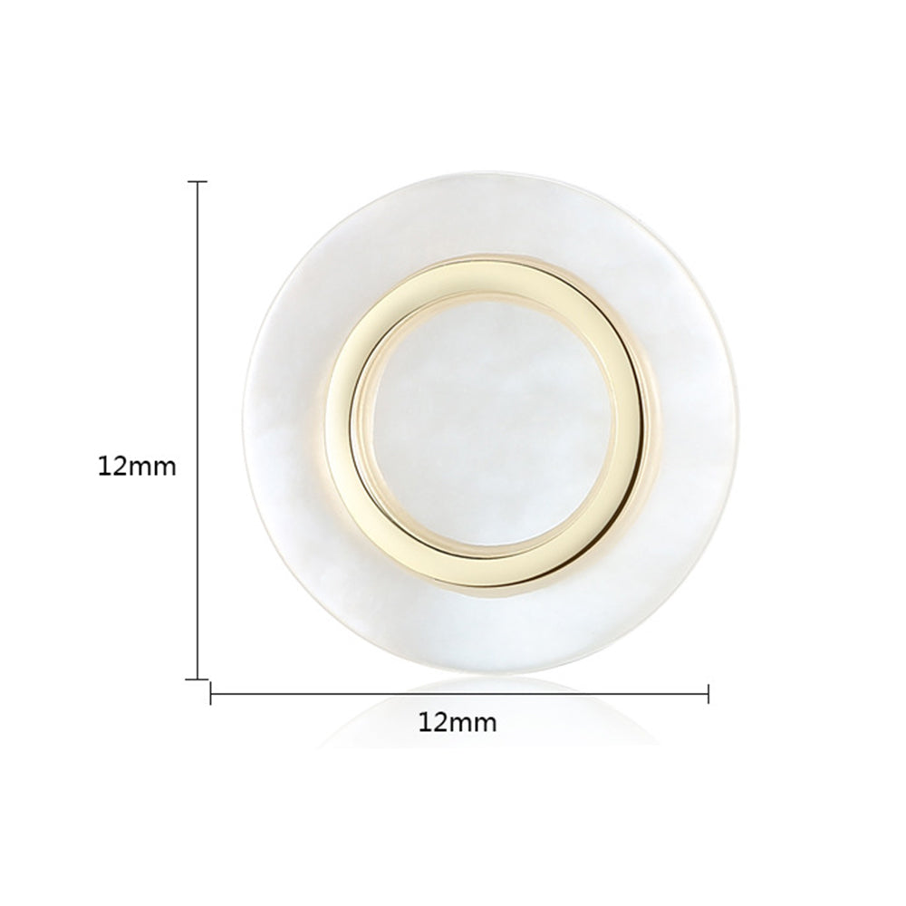 925 Sterling Silver Natural Pearl Stud Earrings Fashion Jewelry Gift for Women Girls