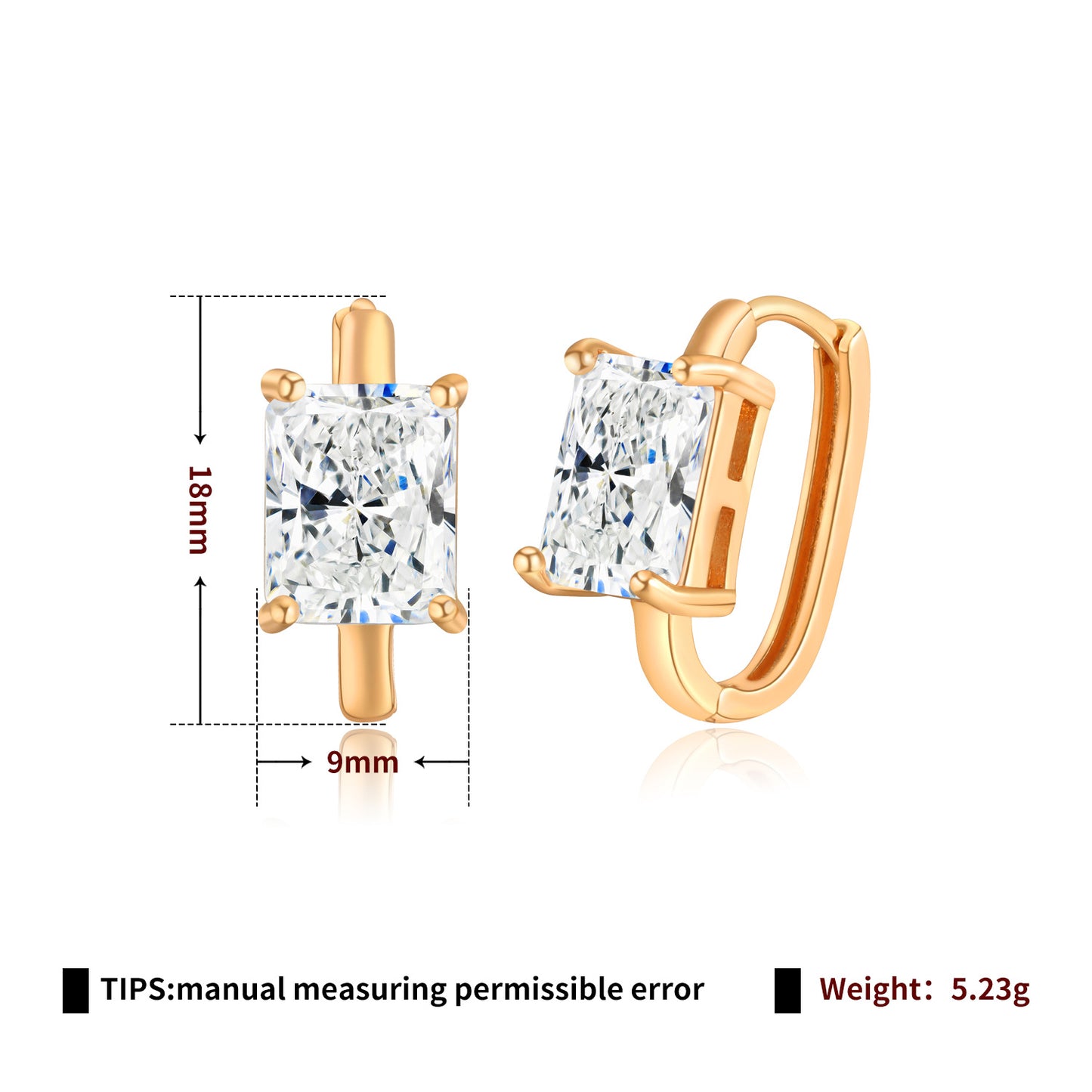 Brass With Plated Fashion Jewelry Earrings