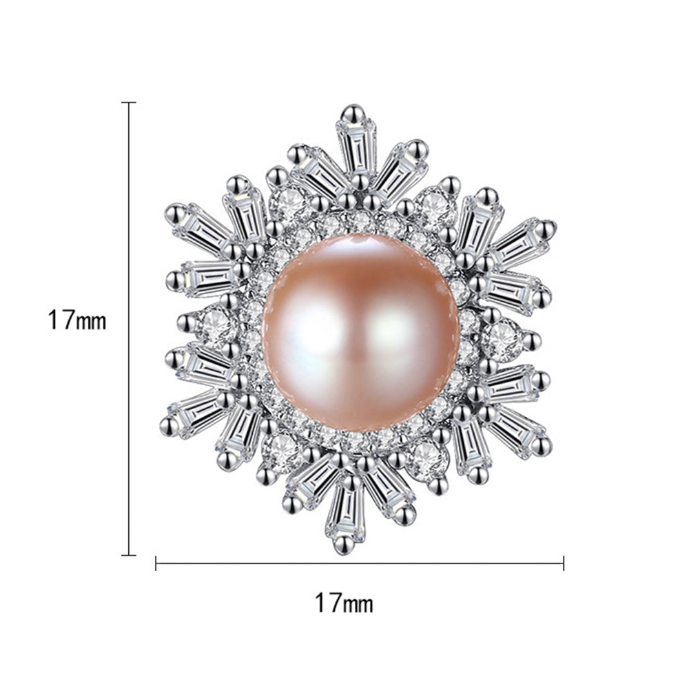 925 Sterling Silver Natural Pearl Drop Earrings Fashion Jewelry Gift for Women Girls