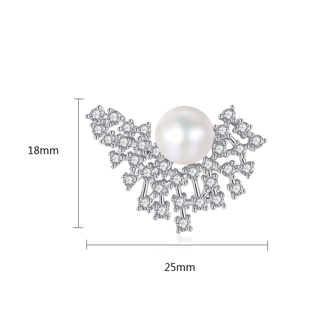 925 Sterling Silver Natural Pearl Drop Earrings Fashion Jewelry Gift for Women Girls