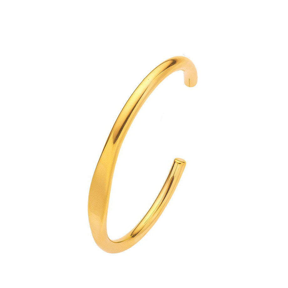 Stainless Steel Minimalist Fashion Bangle