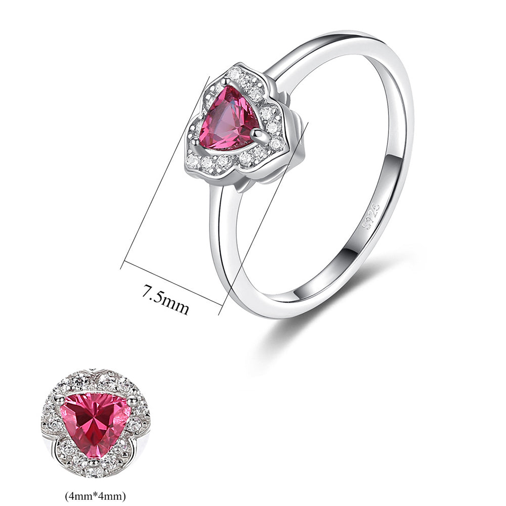 925 Sterling Silver Ring Fashion Jewelry Gift for Women Girls