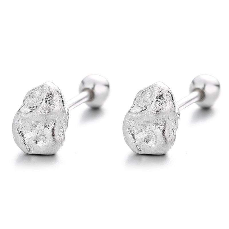 925 Sterling Silver Screw Back Stud Earrings