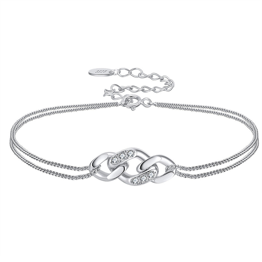 925 Sterling Silver Links Bracelet