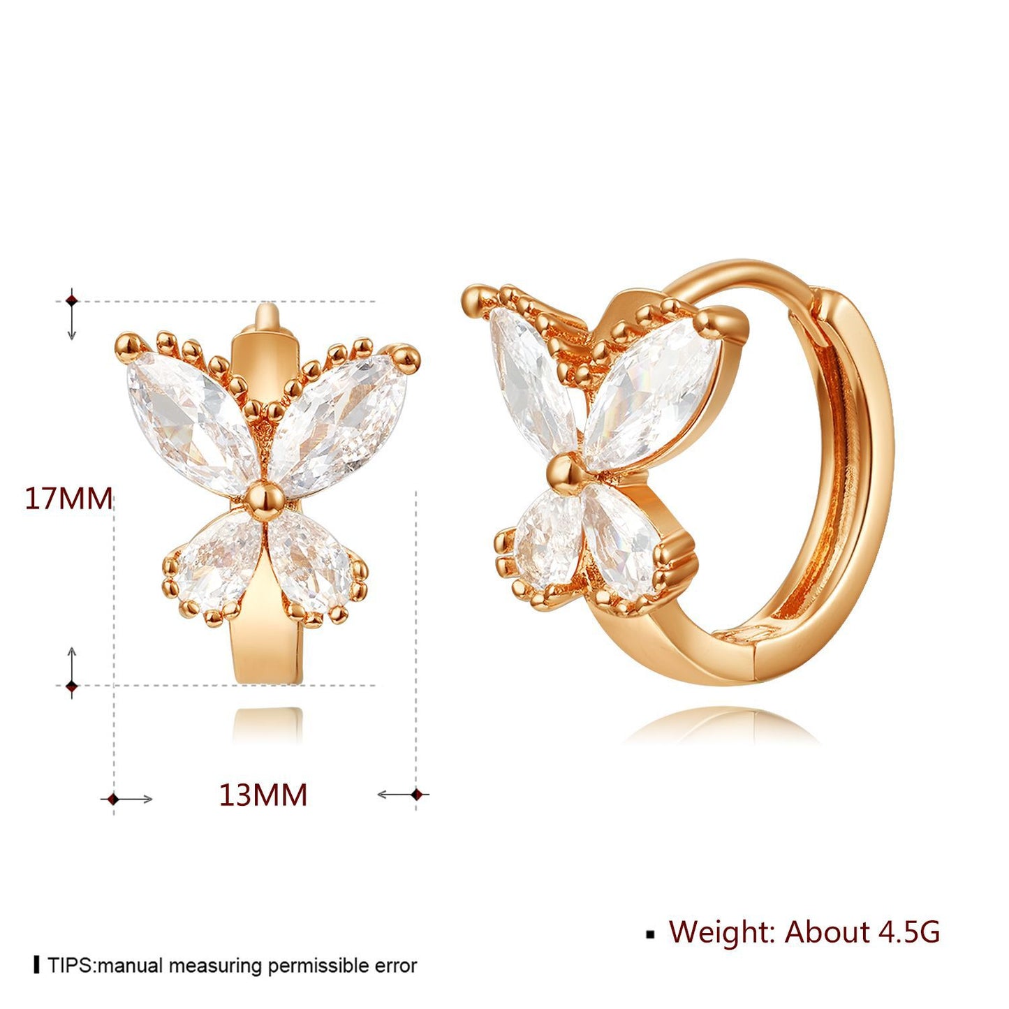 Brass With Plated Fashion Jewelry Earrings