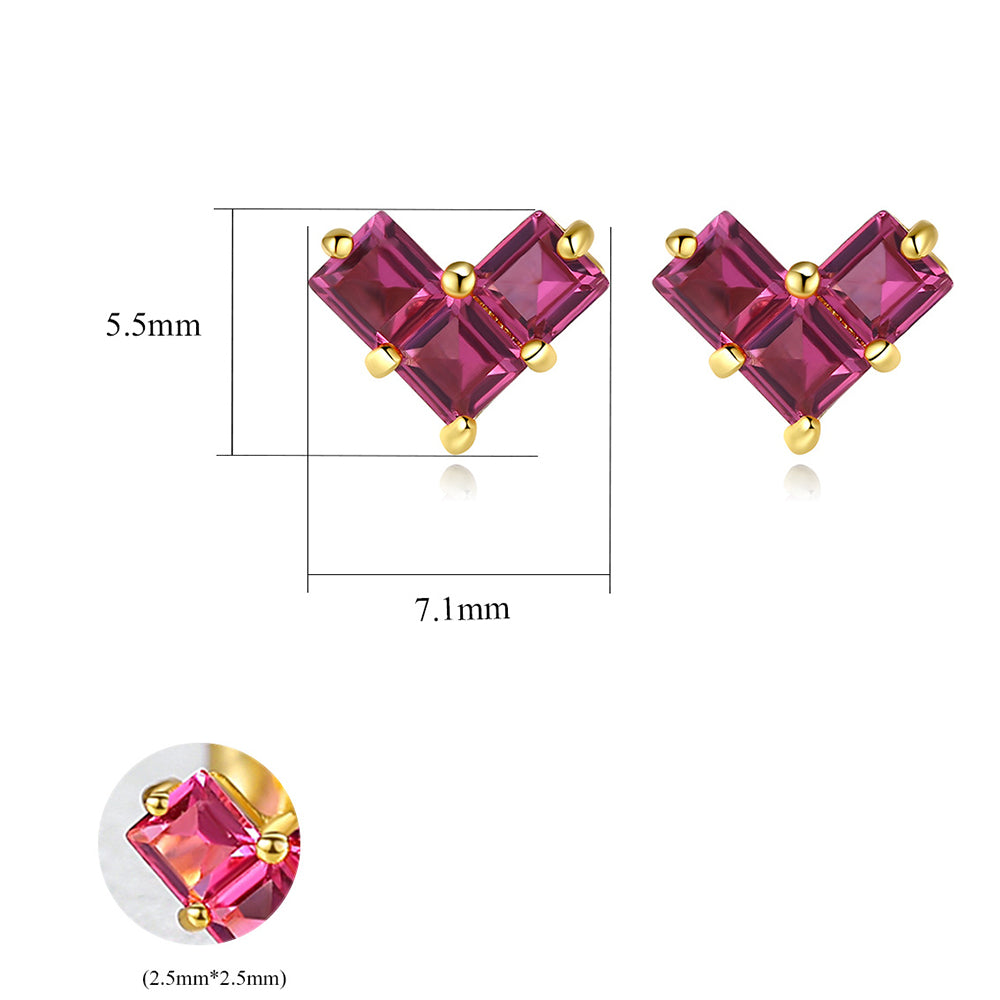 925 Sterling Silver Earrings Fashion Jewelry Gift for Women Girls