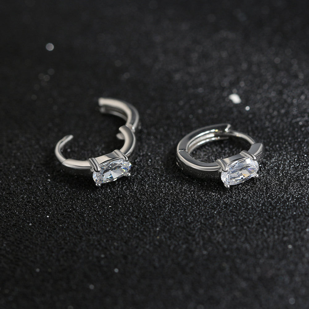 925 Sterling Silver Hoop Earrings
