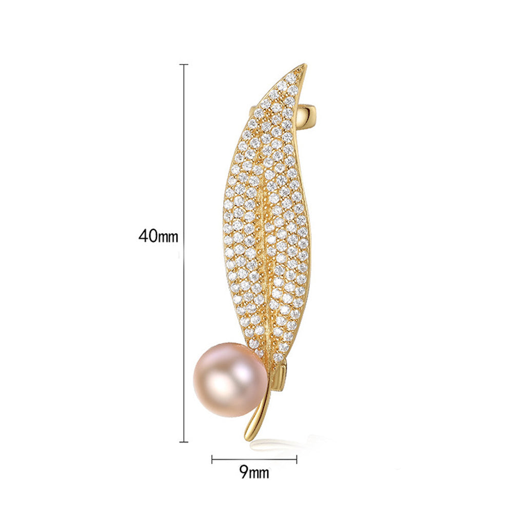 925 Sterling Silver Brooch Fashion Jewelry Gift for Women Girls