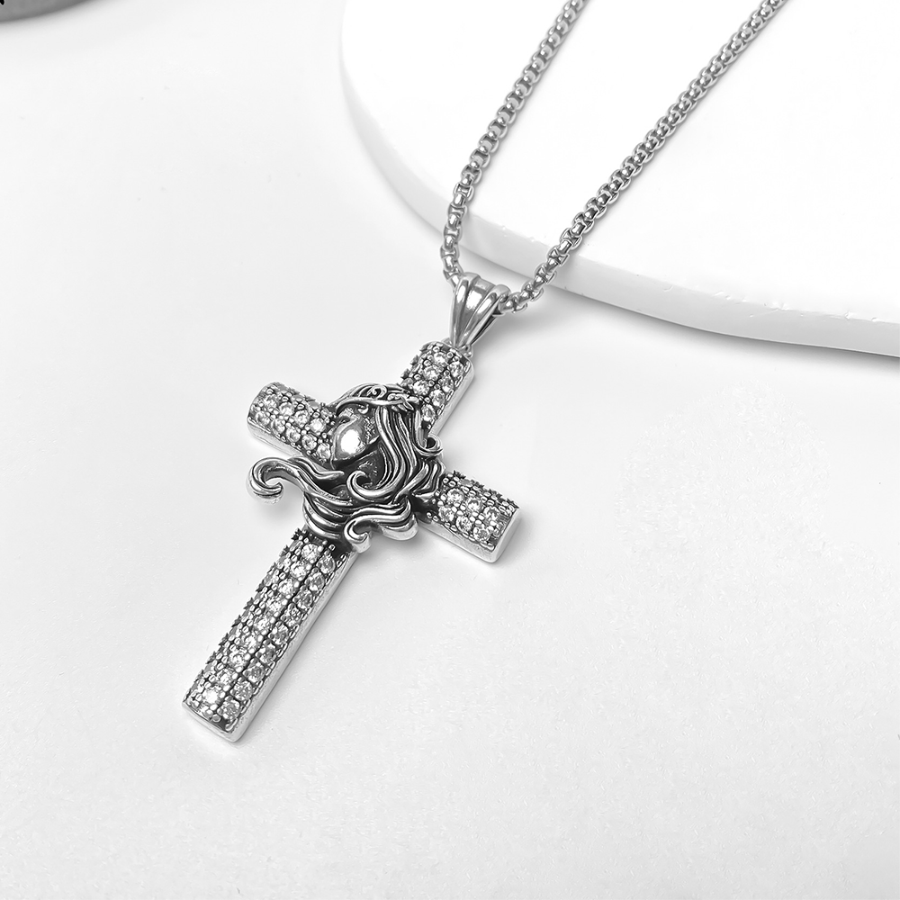 Cross Pendant Necklace, Men Women's Fashion Jewelry, Perfect for Parties & Gifts, Elegant Accessory for Everyday Wear