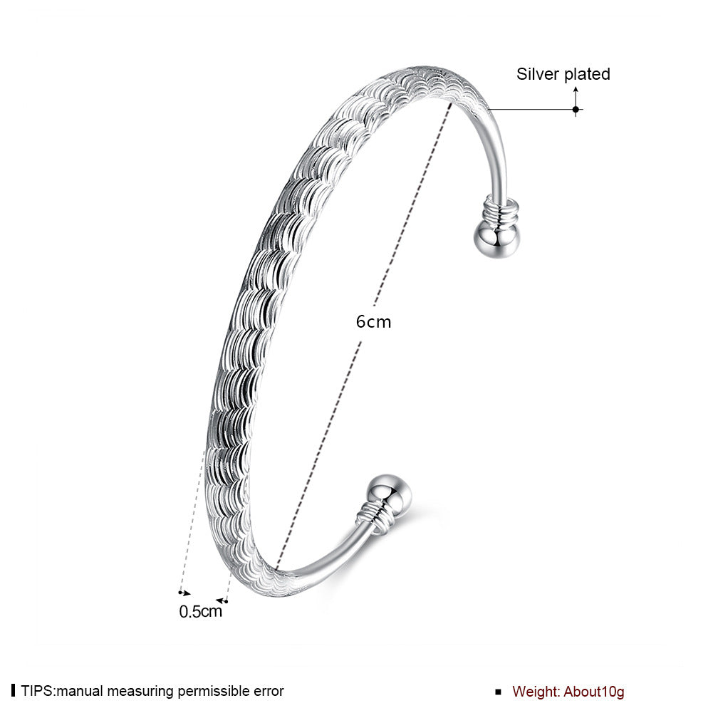 Brass With Plated Fashion Jewelry Bangle