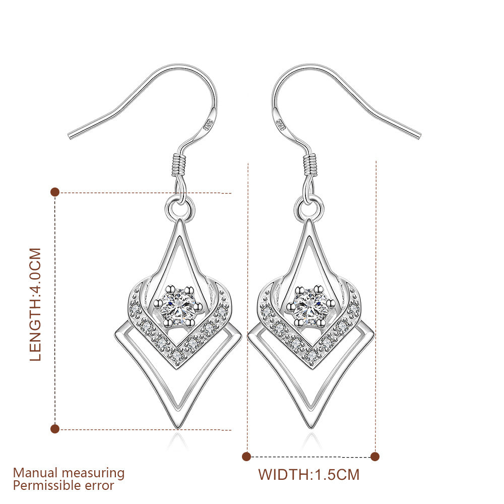 Brass With Plated Fashion Jewelry Earrings