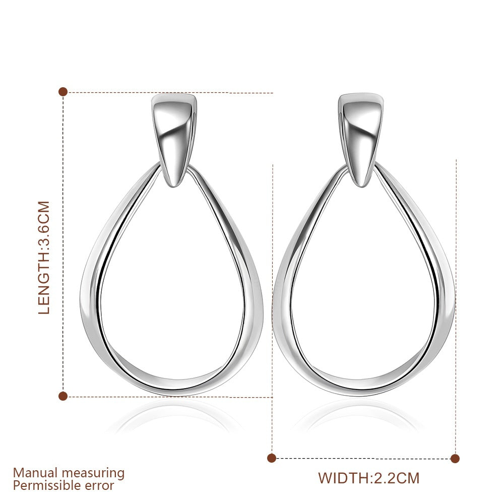 Brass With Plated Fashion Jewelry Earrings