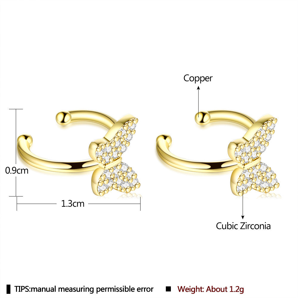 Brass With Plated Fashion Jewelry Earrings