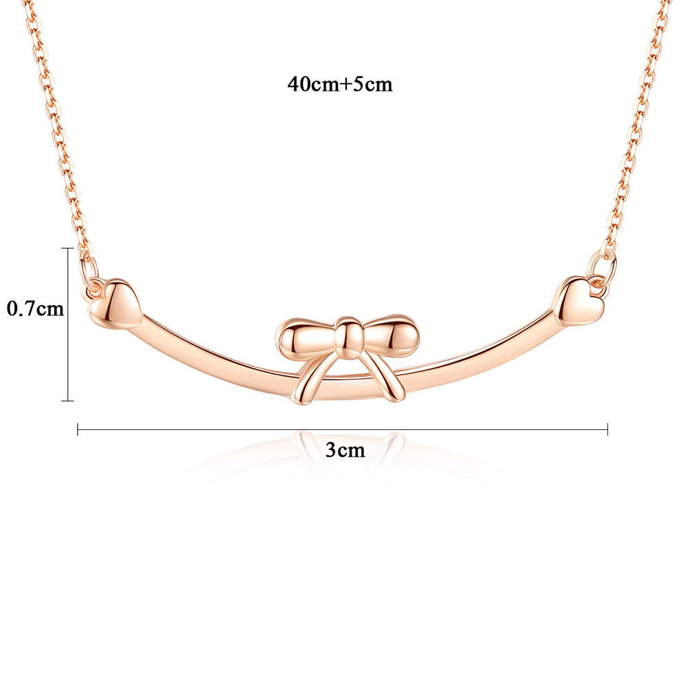 925 Sterling Silver Necklace Fashion Jewelry Gift for Women Girls