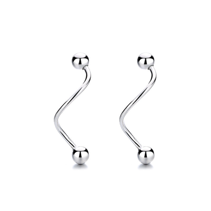925 Sterling Silver Screw Back Stud Earrings