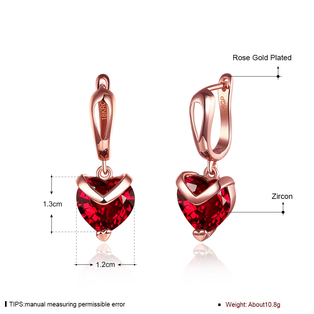 Brass With Plated Fashion Jewelry Earrings