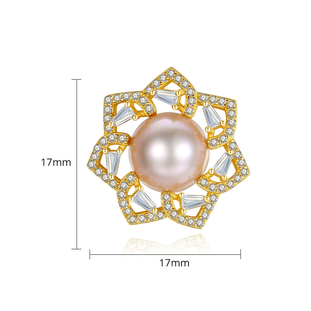 925 Sterling Silver Natural Pearl Drop Earrings Fashion Jewelry Gift for Women Girls