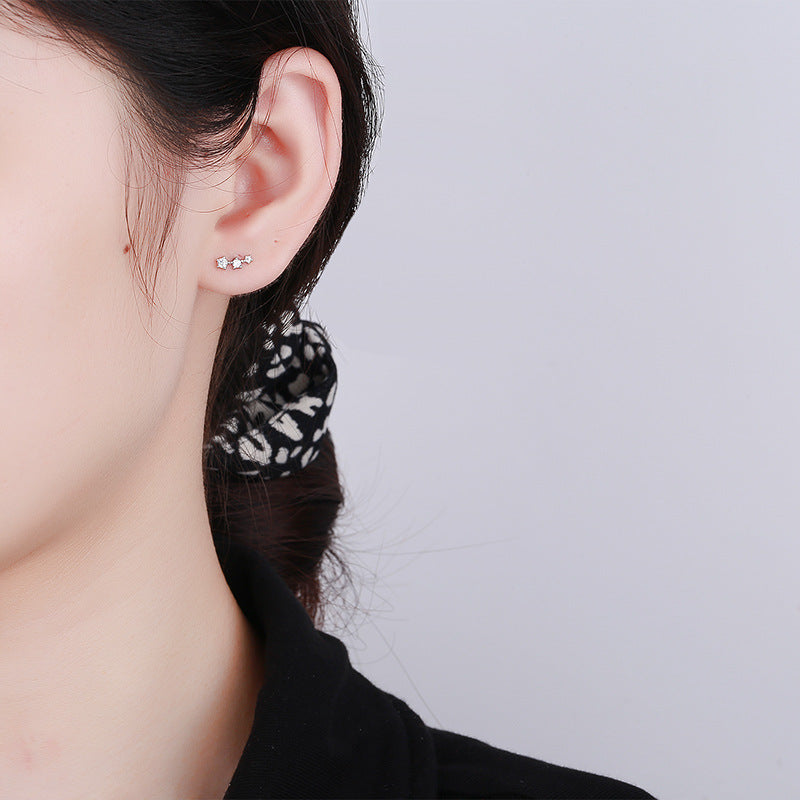 925 Sterling Silver Screw Back Stud Earrings