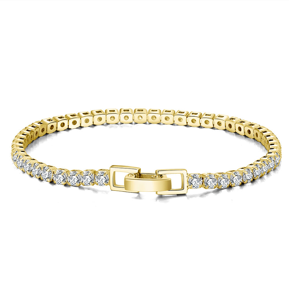 925 Sterling Silver 2.5mm 3mm 4mm Tennis Bracelet