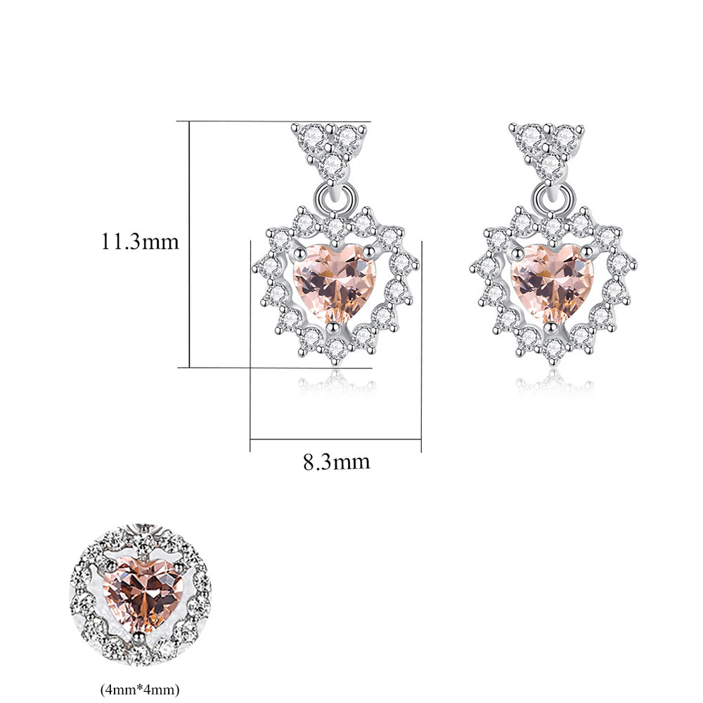925 Sterling Silver Earrings Fashion Jewelry Gift for Women Girls
