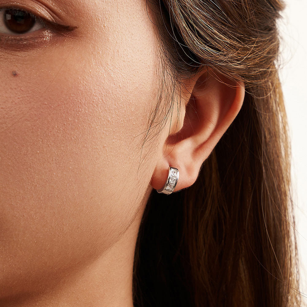 925 Sterling Silver Hoop Earrings