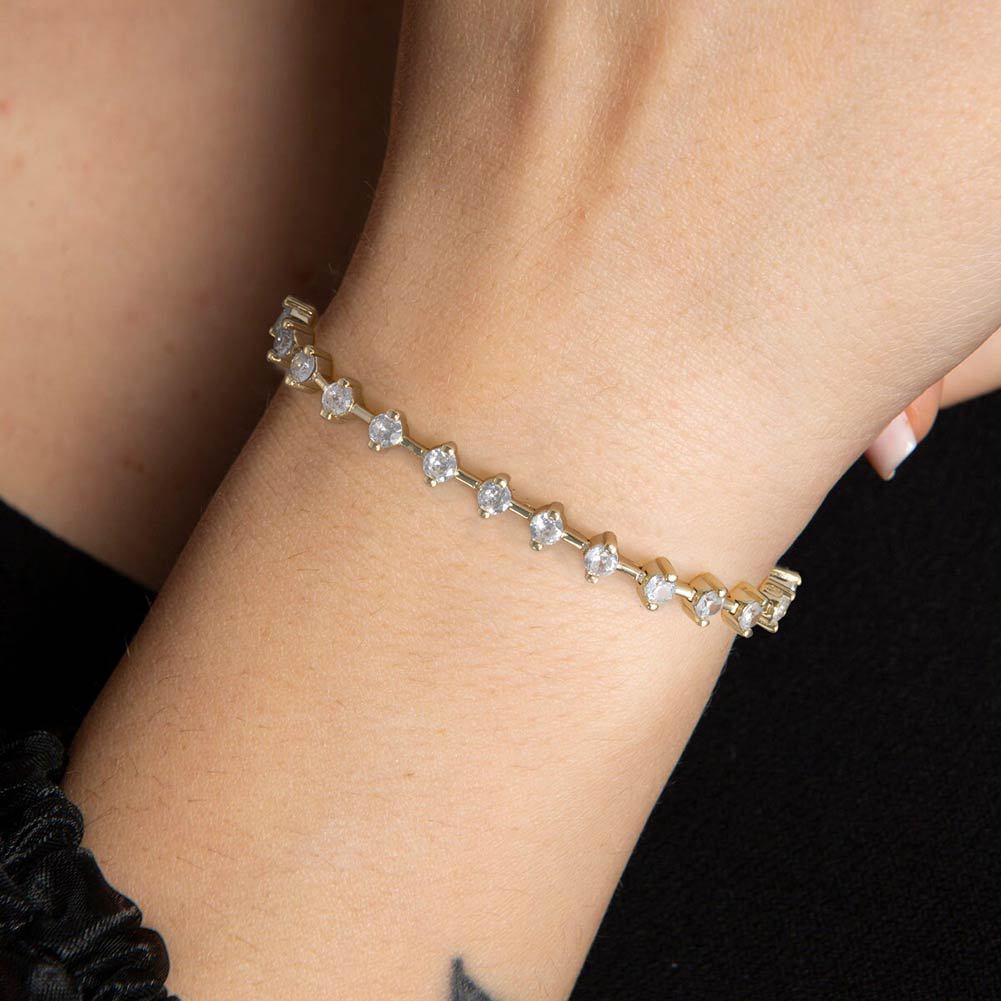 925 Sterling Silver4.5mm Tennis Bracelet