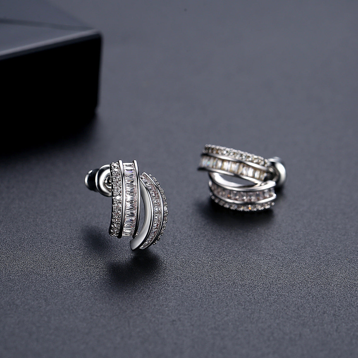 Copper With Plated Fashion Jewelry Earrings