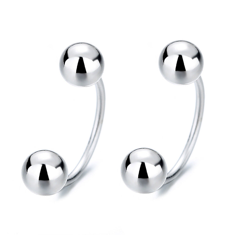 925 Sterling Silver Screwed Earrings