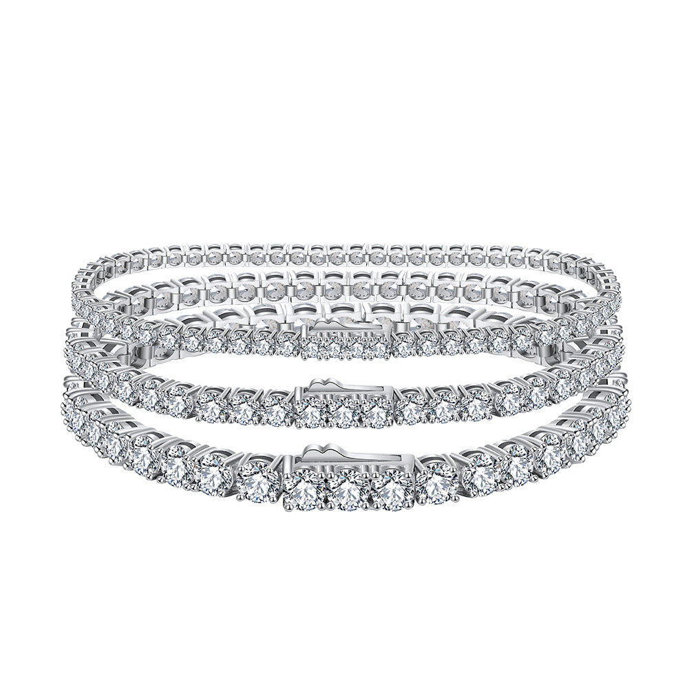 925 Sterling Silver Tennis Bracelet
